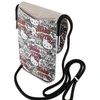 Hello Kitty Handbag HKOWBHDGPTE rusvai gelsvas Leather Tags Graffiti Cord