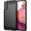 Hurtel Carbon dėklas Flexible Cover TPU Samsung Galaxy S21+ 5G (S21 Plus 5G) dėklas telefonui juodos spalvos