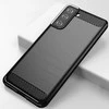 Hurtel Carbon dėklas Flexible Cover TPU Samsung Galaxy S21+ 5G (S21 Plus 5G) dėklas telefonui juodos spalvos