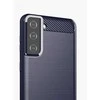 Hurtel Carbon dėklas skirtas Samsung Galaxy S21+ 5G (S21 Plus 5G), mėlynas