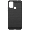 Hurtel Carbon silikoninis dėklas skirtas Nokia C22 – juodos spalvos