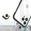 Hurtel Clear 3in1 Apple iPhone 14 Plus silikoninis su rėmeliu dėklas telefonui juodos spalvos