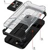 Hurtel Crystal Ring dėklas skirtas iPhone 13 Pro Max, žalias