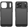 Hurtel Dėklas Carbon Dėklas skirtas Apple iPhone 17 Pro – juodos spalvos