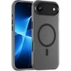 Hurtel Dėklas Magnetic Abrasive skirtas Apple iPhone 17 Air suderinamas su MagSafe – matinės juodos spalvos
