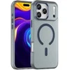 Hurtel Dėklas Magnetic Abrasive skirtas Apple iPhone 17 Pro suderinamas su MagSafe – mėlynos spalvos