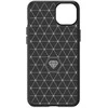 Hurtel Flexible carbon pattern case Apple iPhone 15 Plus Carbon dėklas – dėklas telefonui juodos spalvos