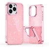 Hurtel Glitter dėklas skirtas Apple iPhone 16e – rožinės spalvos