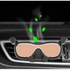 Hurtel Gravity automobilinis telefono laikiklis for air vent with air freshener juodas (YC06)