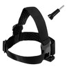 Hurtel Headband for GoPro, DJI Osmo Action, EKEN, SJCam, Insta360 action cameras + long mounting screw juodas