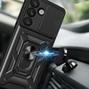 „Hurtel Hybrid Armor Camshield“ dėklas, skirtas „Sasung Galaxy S26 Plus“ - Juodas