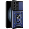 Hurtel Hybrid Armor Camshield dėklas skirtas Samsung Galaxy S24 Ultra armored with camera cover – mėlynas