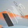 Hurtel Hybrid Armor X dėklas skirtas Samsung Galaxy S26 Plus with Stand, suderinamas su MagSafe – skaidrus