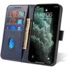 Hurtel Magnet elegant with a flap and su stoveliu Samsung Galaxy A73 dėklas telefonui mėlynos spalvos
