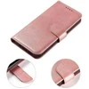 Hurtel Magnet Samsung Galaxy S23 Plus atverčiamas su stoveliu dėklas telefonui rožinės spalvos