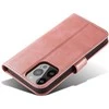 Hurtel Magnet Samsung Galaxy S23 Plus atverčiamas su stoveliu dėklas telefonui rožinės spalvos