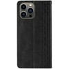 Hurtel Magnet Strap dėklas telefonui Apple iPhone 12 Pro Pouch Wallet + Mini Lanyard Pendant juodos spalvos