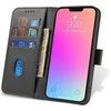 Hurtel Magnet TCL 20 Pro 5G atverčiamas su stoveliu dėklas telefonui juodos spalvos
