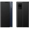Dėklas Hurtel New Sleep Bookcase Type su stoveliu Samsung Galaxy A72 4G dėkals telefonui juodos spalvos