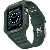 Išmaniojo laikrodžio Apple SE/7 silikoninis Hurtel dirželis, Žalios spalvos, 42/44/45 mm