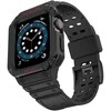 Išmaniojo laikrodžio Apple SE/7 silikoninis Hurtel dirželis, Juodos spalvos, 38/40/41 mm