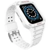 Išmaniojo laikrodžio Apple SE/7 silikoninis Hurtel dirželis, Baltos spalvos, 38/40/41 mm