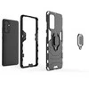 Dėklas Hurtel Ring Armor Kickstand Tough Rugged Samsung Galaxy A72 4G juodos spalvos
