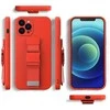 Hurtel Rope silikoninis su dirželiu Xiaomi Redmi 10 dėklas telefonui juodos spalvos