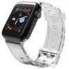 Hurtel Silikoninė apyrankė Bracelet Bracelet Strap Light for Apple Watch 38/40mm – juodos spalvos