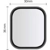 Hybrid Glass Apple Watch 4 / 5 / 6 / SE (40mm) Hofi Hybrid Pro+ juodos spalvos