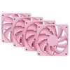 HYTE FA12 Fans, Pack of 4 – 120mm, Strawberry Milk