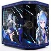 HYTE Y70 Suisei Edition PC Case, Mid Tower, E-ATX, Tempered Glass – Mėlyna