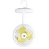 Įkraunamas stalinis ventiliatorius DP 7632, su LED lempute