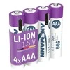 Įkraunami elementai ANSMANN AAA, 400 mAh, 1,5V, 4 vnt.
