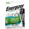 Įkraunami elementai ENERGIZER AA, 2300 mAh, 2 vnt.