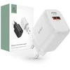 Įkroviklis 20W USB QC3.0 + USB-C PD Tech-Protect C20W baltos spalvos