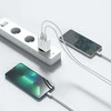 Įkroviklis 30W USB QC3.0 + USB-C PD Tech-Protect C30W baltos spalvos