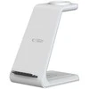 Įkrovimo stotelė Tech-Protect QI15W-A36 3in1 skirta Apple – baltos spalvos