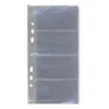 Įmautė-papildymas vizitinėms kortelėms Panta Plast, 12,2x24,4cm, telpa 8vnt, 1 lapas