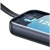 Indukcinis įkroviklis „Apple Watch Usams CD245 2-in-1“ su 1200 mAh išorine baterija + USB-C laidu, titano spalvos