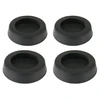 InLine rubber feet for PC cases – juodas