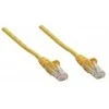 INTELLINET UTP LAN Cat6, kabelis, patch, 0.25m, geltonos spalvos, 730808