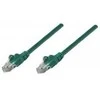 INTELLINET UTP LAN cable, patch, 0.25m, žalias, 2xRJ45, 737340