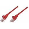 Intellinet UTP LAN kabelis, patch, 0.25m, raudonos spalvos, 2xRJ45, 737326