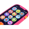 Jokomisiada Interactive Kids Phone Toy – Hola Educational Baby Išmanusis telefonas with Music and Light Effects ZA5670