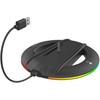 iPega P5S025S vertikalus stovas su RGB, skirtas PS5 Slim/PS5 Pro Juodas