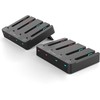 iPega SW2081 Charger Dock for JoyCon Controllers Nintendo Switch 1/2 Juodas