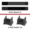 iPega SW2136 Sports Bands for Nintendo Switch 2 JoyCon juodos spalvos