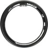 OEM Smart Ring R11M - išmanusis plieno žiedas su įkrovimo dėžute, 8 dydis (18,1 mm), juodas