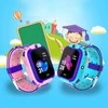 Išmanusis laikrodis vaikams Oem Kids Watch SW02B, Violetinės ir žydros spalvų